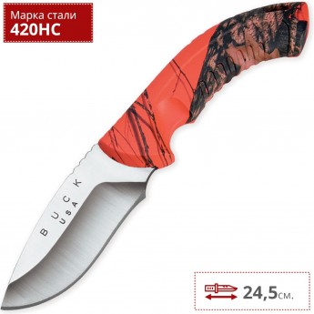 Нож BUCK 0392CMS9 OMNI HUNTER MOSSY OAK BLAZE CAMO Нож BUCK 0392CMS9 OMNI HUNTER MOSSY OAK BLAZE CAMO